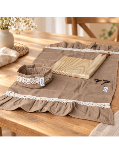 Set de Picada Tusor Volados y 2 Pinches