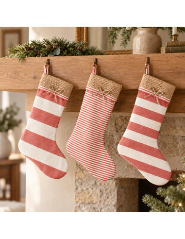 PAck de Botas  de Navidad x 3