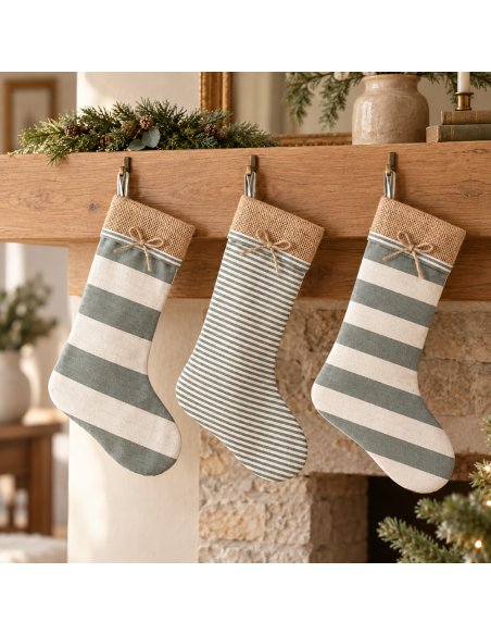 PAck de Botas  de Navidad x 3