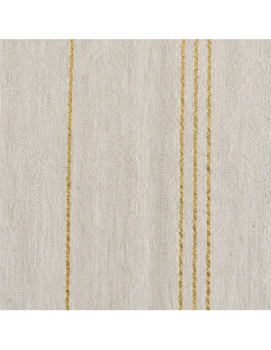 Mantel de Tusor Rayas Gold Holidays
