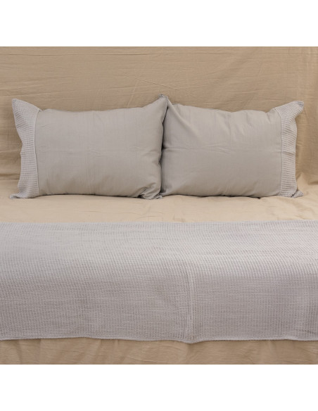Pie de Cama Waffle + Funda