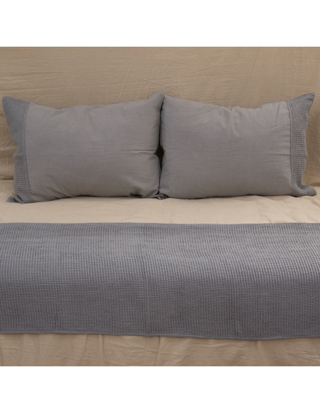 Pie de Cama Waffle + Funda