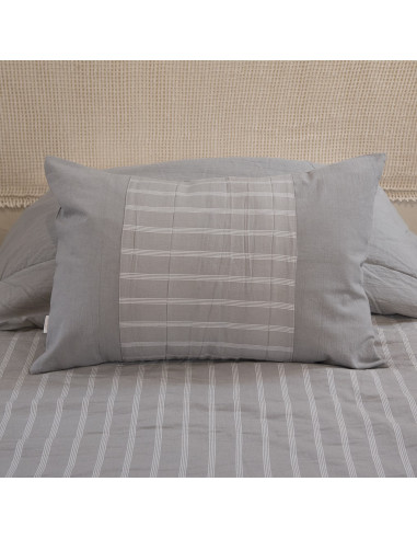 Acolchado Tusor Reversibles - Mil Rayas y Liso