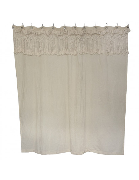 Cortina de Baño - Macramé Alisos