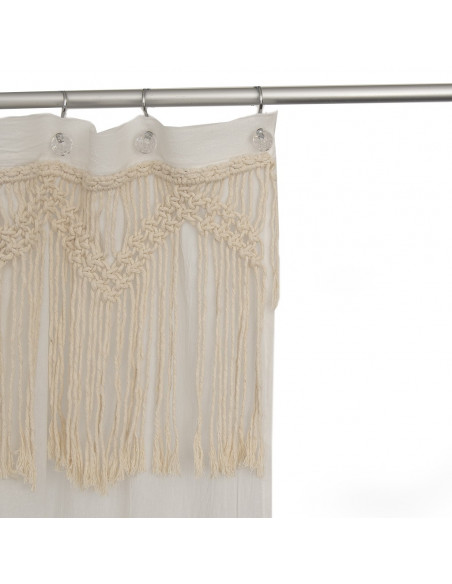 Cortina de Baño - Macramé Alisos