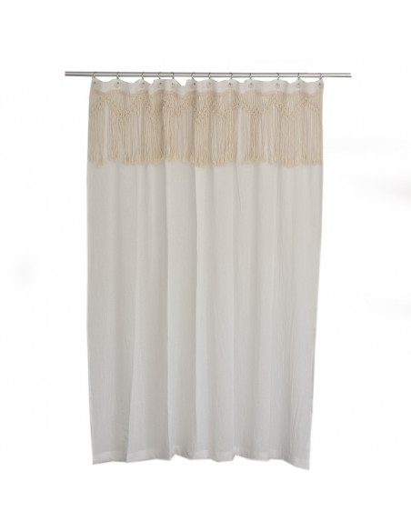 Cortina de Baño - Macramé Alisos
