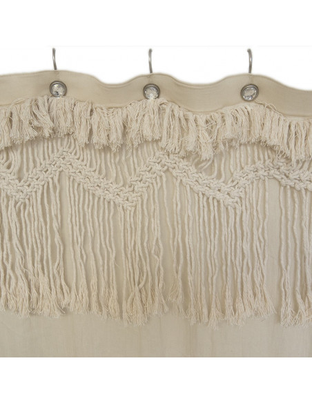 Cortina de Baño - Macramé Alisos