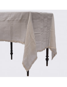 Mantel Carola Gasa y Flecos