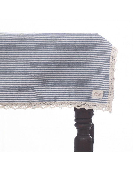 Mantel Diario - 90 x 90 cm  pack x 3 - Tusor con Puntilla