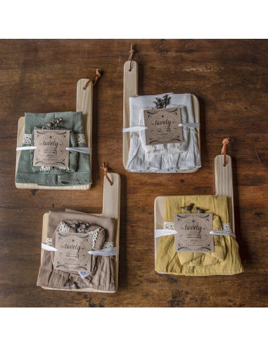 Set de Picada Tusor Volados y 2 Pinches